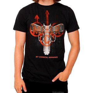 My Chemical Romance Conventional Weapons emo rock Official T-Shirt L NWT